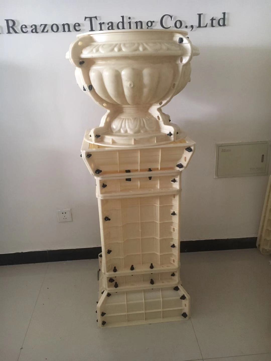 Concrete Planter Pedestal Mold RZP01