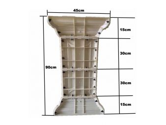 Concrete Planter Pedestal Mold RZP01