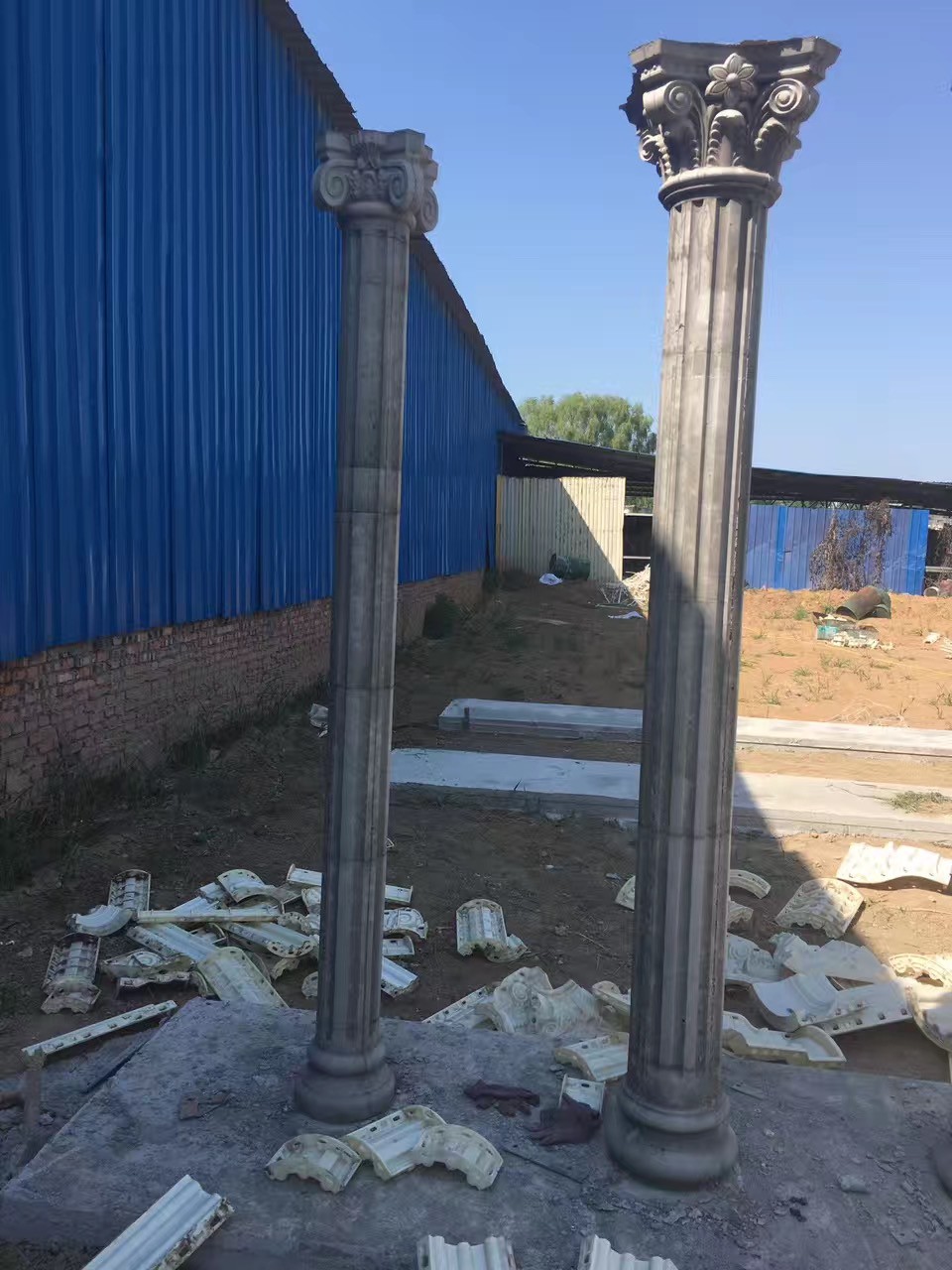 Concrete Column Round Pillar Mold in 20 cm Diameter