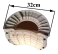 Concrete Barrel leg Bench Mold