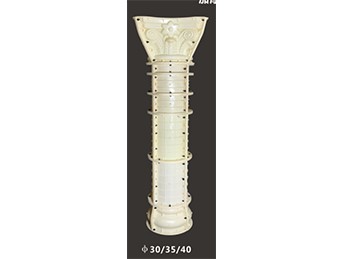 RZR01Round Roman Pillar Molds This type of Square pillar we have the width of 25cm,30cm,35cm,40cm. RZR01 Round Roman Pillar Dimension Pillar Diameter Total Height Head Height Foot Height 15cm 360cm