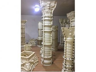 RZR01Round Roman Pillar Molds  This type of Square pillar we have the width of 25cm,30cm,35cm,40cm. RZR01 Round Roman Pillar Dimension Pillar Diameter	Total Height	Head Height	Foot Height  15cm	360cm